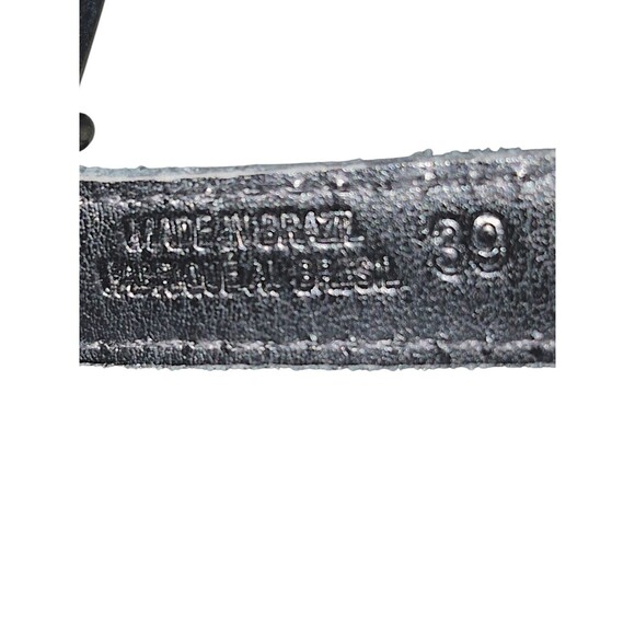 Pilcro by Anthropologie Black Leather Thong Strap Sandals Resort Vaca– US 8.5 - Picture 2 of 4